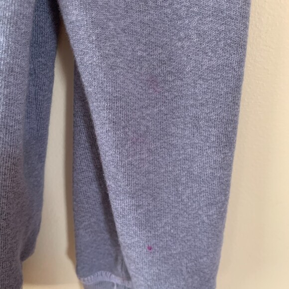 Anthropologie Sundry Mosley embroidered oversized sweatshirt blue size XS - Picture 12 of 12